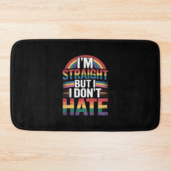 Item preview, I'm Straight But I Dont Hate Rainbow LGBT Gay Pride Month  designed and sold by AquaKiev.