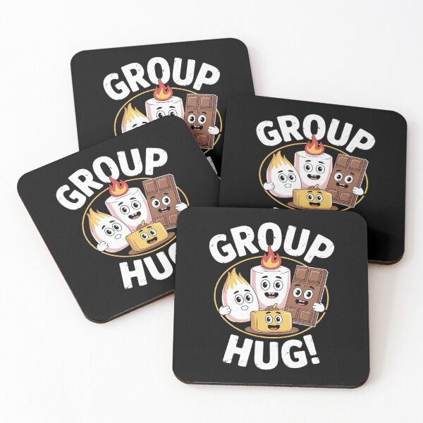 Item preview, Group Hug Camping Campfire Chocolate Marshmallow S'mores5  designed and sold by VerseFarm.
