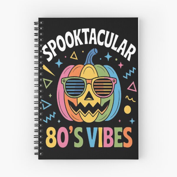 Item preview, Spooktacular 80's Vibes 1980s Style Halloween Pumpkin designed and sold by CottonCandyPrin.