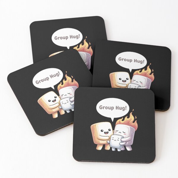 Item preview, Group Hug Camping Campfire Chocolate Marshmallow S'Mores9  designed and sold by VerseFarm.