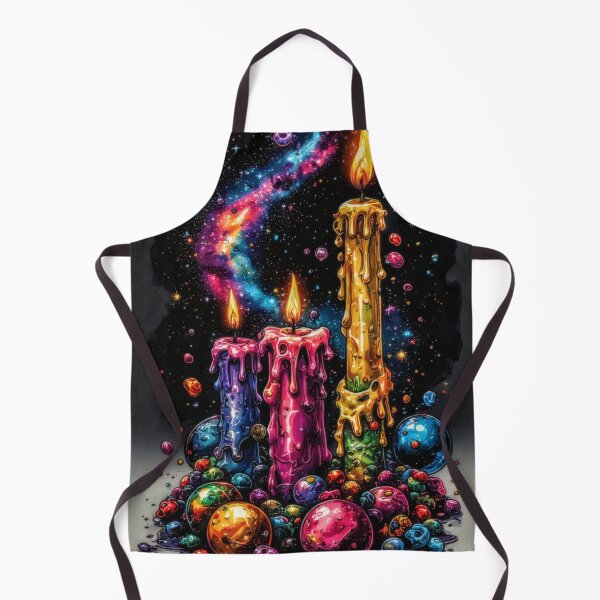 Item preview, Cosmic candles with a melting play of colors designed and sold by Mianku | Für das Leben.