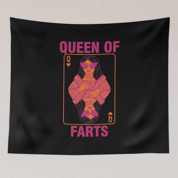 Item preview, Queen of Farts Funny Inappropriate Joke Tee designed and sold by MotivaChic.