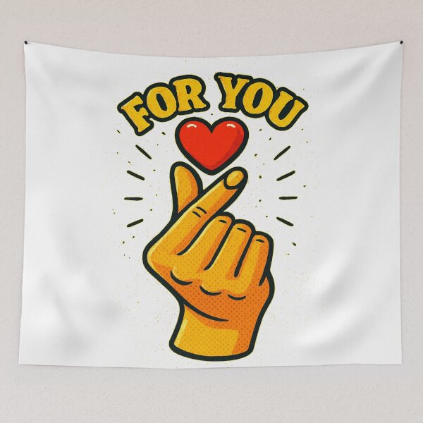 Item preview, Love for You – Pop Art Finger Heart Design designed and sold by denip.