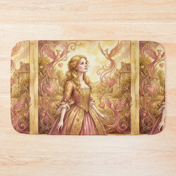 Item preview, Lucie Manette Golden Heroine from a Tale of Two Cities Characters from Dickens series illustration watercolor art designed and sold by Vintage Designs +.