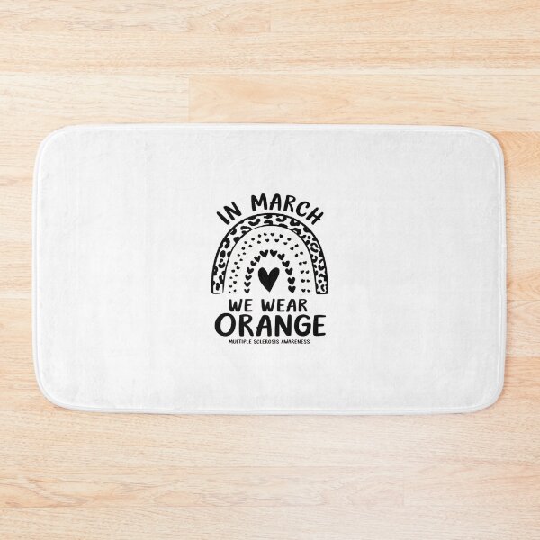 Item preview, In March We Wear Orange Ribbon MS Warrior Multiple Sclerosis2 designed and sold by AquaKiev.