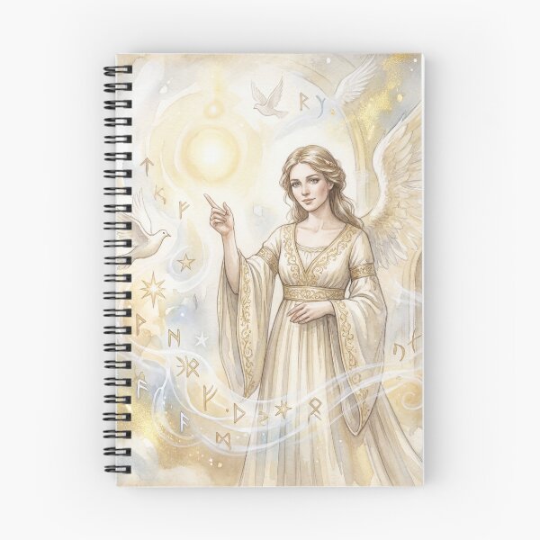 Item preview, Agnes Angelic Guidance Portrait from David Copperfield Characters from Dickens series illustration watercolor art designed and sold by Vintage Designs +.