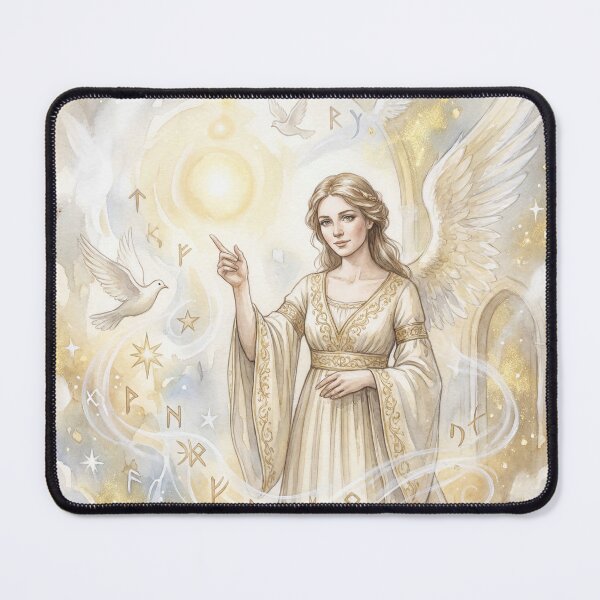 Item preview, Agnes Angelic Guidance Portrait from David Copperfield Characters from Dickens series illustration watercolor art designed and sold by Vintage Designs +.