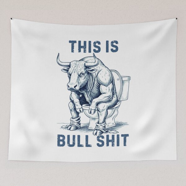 Item preview, This Is Bull Shit Funny Sarcastic Tee designed and sold by MotivaChic.
