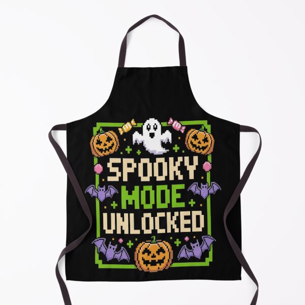 Item preview, Spooky Mode Unlocked Pixel Halloween Gamer designed and sold by CottonCandyPrin.