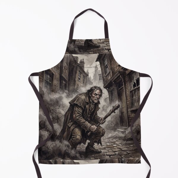 Item preview, Sikes Brutal Victorian Criminal from Oliver Twist Characters from Dickens series illustration watercolor art designed and sold by Vintage Designs +.