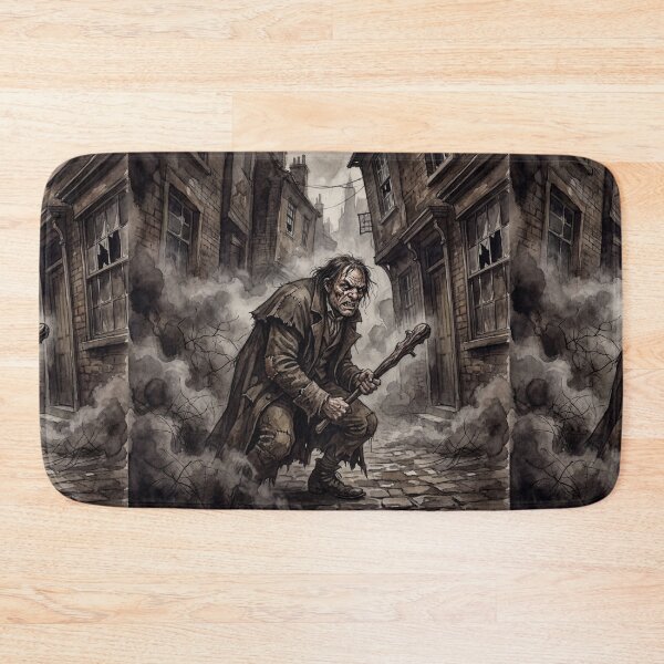 Item preview, Sikes Brutal Victorian Criminal  from Oliver Twist Characters from Dickens series illustration watercolor art designed and sold by Vintage Designs +.
