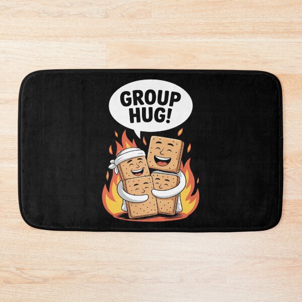 Item preview, Group Hug Funny Roasted S'mores Smores Chocolate Marshmallow  designed and sold by VerseFarm.