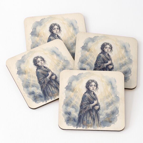 Item preview, Nancy Tragedy and Kindness from Oliver Twist Characters from Dickens series illustration watercolor art designed and sold by Vintage Designs +.