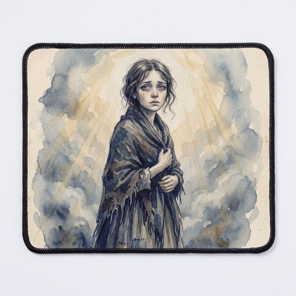 Item preview, Nancy Tragedy and Kindness from Oliver Twist Characters from Dickens series illustration watercolor art designed and sold by Vintage Designs +.