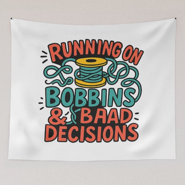 Item preview, Running on bobbins & baad decisions  designed and sold by Iail Ioa.