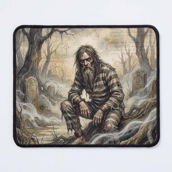 Item preview, Magwitch the Marsh Mists Convict from David Copperfield Characters from Dickens series illustration watercolor art designed and sold by Vintage Designs +.