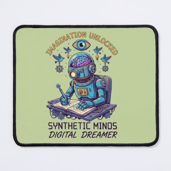 Item preview, Digital Dreamer – Creative AI Robot Art designed and sold by Dogandesighn.