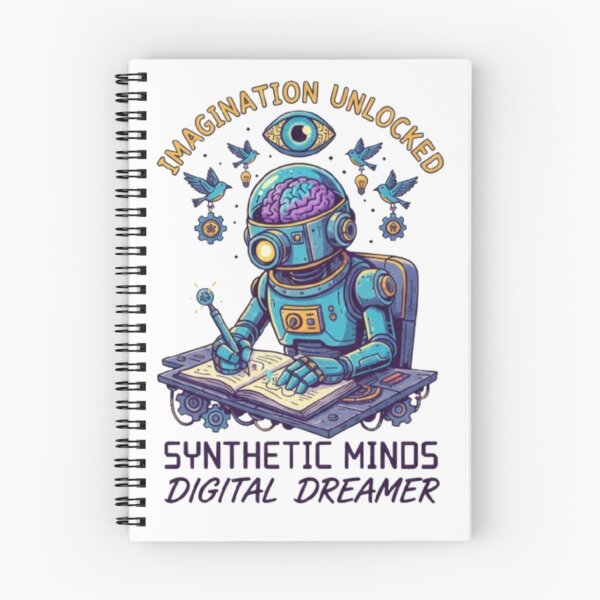 Item preview, Digital Dreamer – Creative AI Robot Art designed and sold by Dogandesighn.