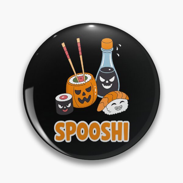 Item preview, Spooky Sushi Halloween Japanese Sashimi & Soy Spoopy designed and sold by CottonCandyPrin.