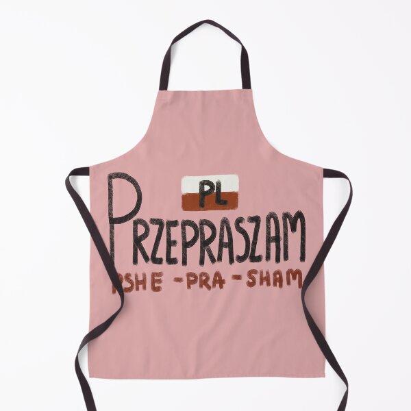 Item preview, Viral przepraszam, phonetic transcription of the Polish word sorry, przepraszam designed and sold by Dormitria.