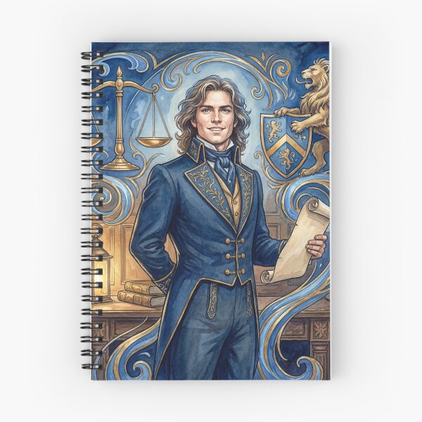 Item preview, Noble Nicholas Nickleby Characters from Dickens series illustration watercolor art designed and sold by Vintage Designs +.