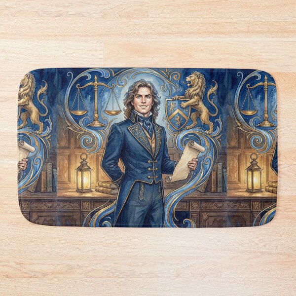 Item preview, Noble Nicholas Nickleby Characters from Dickens series illustration watercolor art designed and sold by Vintage Designs +.
