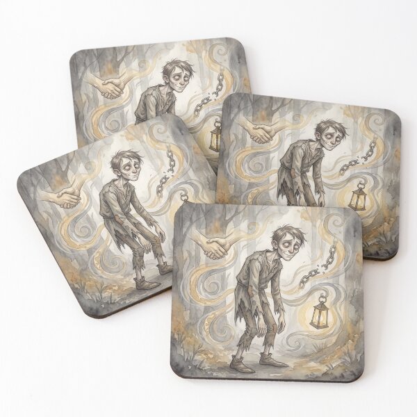 Item preview, Smike from Nicholas Nickleby Characters from Dickens series illustration watercolor art designed and sold by Vintage Designs +.