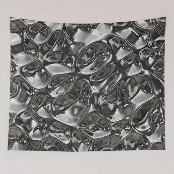 Item preview, Chrome Bubble Mesh designed and sold by Kaleidoscope Print.
