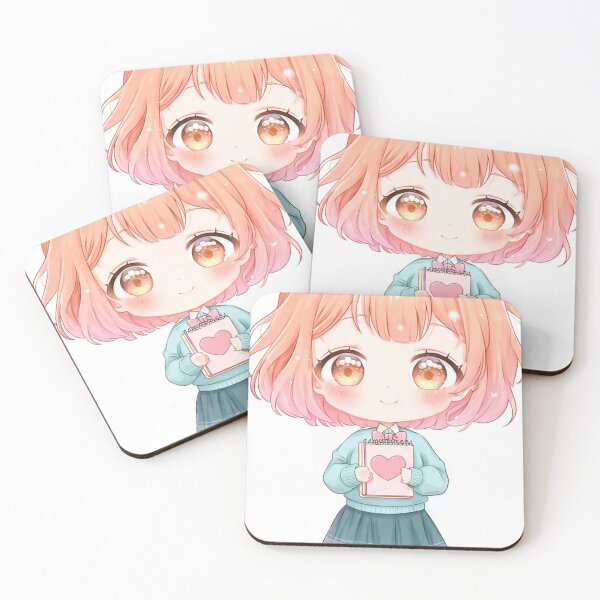 Item preview, Kawaii School Girl – Cute Pastel Student Character designed and sold by Chicbyvalde973.