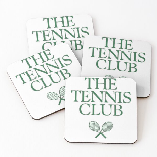 Item preview, Classic Tennis Club Logo Design | Vintage Forest Green Rackets designed and sold by Magounette.
