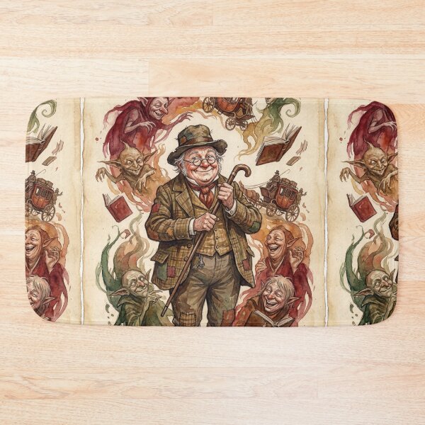 Item preview, Pickwick from the Pickwick Papers  Characters from Dickens series illustration watercolor art designed and sold by Vintage Designs +.