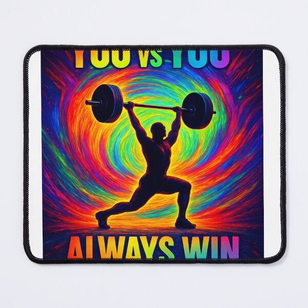 Item preview, You vs you – Always Win | Motivational Gym & Mindset Design designed and sold by rsuniquestyle.