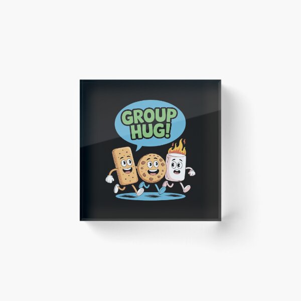 Item preview, Group Hug Marshmallow Campfire Smores Funny Camping 1  designed and sold by VerseFarm.