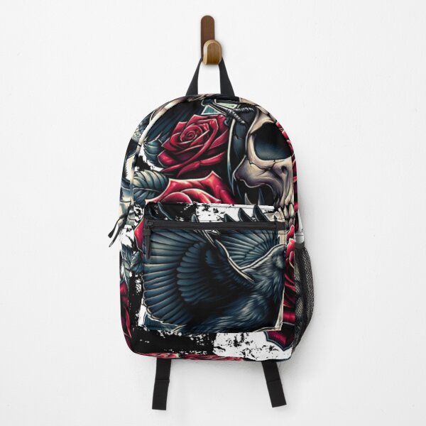 Item preview, Skull and Roses designed and sold by Velvet Rebel Studios .