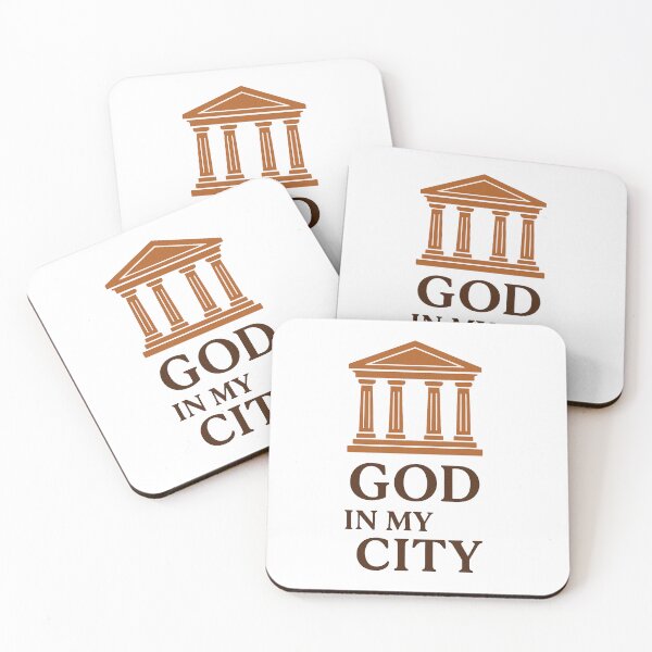 Item preview, God in My City – Faith Streetwear Urban Christian Art designed and sold by The Melanic.