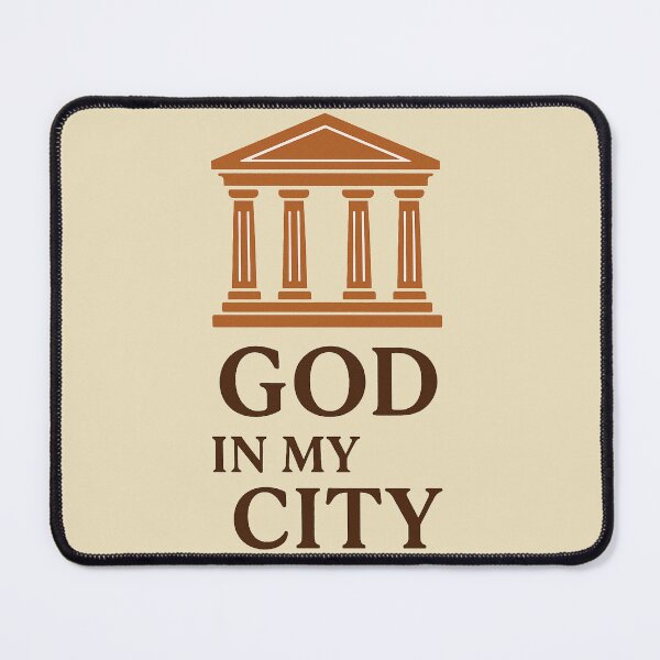 Item preview, God in My City – Faith Streetwear Urban Christian Art designed and sold by The Melanic.