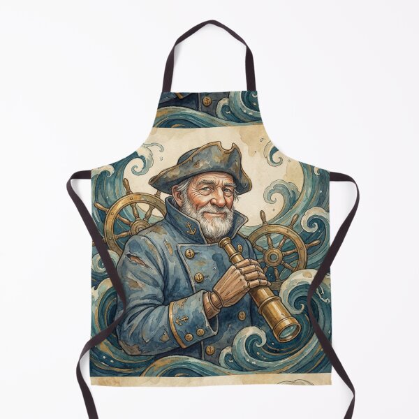 Item preview, Captain Edward Cuttle from Dombey and Son Characters from Dickens series illustration watercolor art designed and sold by Vintage Designs +.