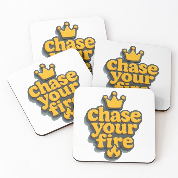 Item preview, Chase Your Fire – Bold 3D Typography Flame Design designed and sold by denip.
