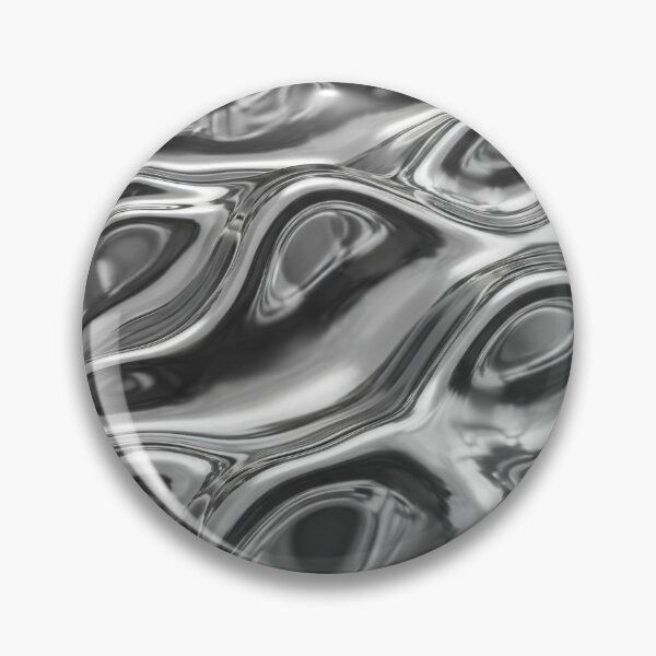 Item preview, Chrome Fluid Waves designed and sold by Kaleidoscope Print.