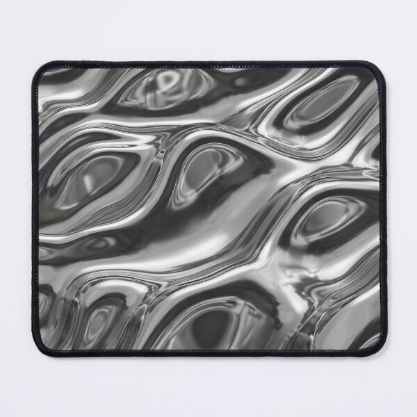 Item preview, Chrome Fluid Waves designed and sold by Kaleidoscope Print.