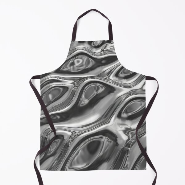 Item preview, Chrome Fluid Waves designed and sold by Kaleidoscope Print.