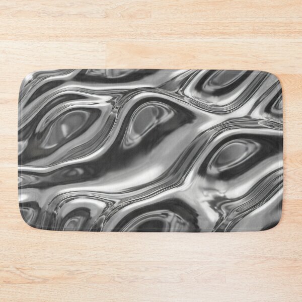 Item preview, Chrome Fluid Waves designed and sold by Kaleidoscope Print.