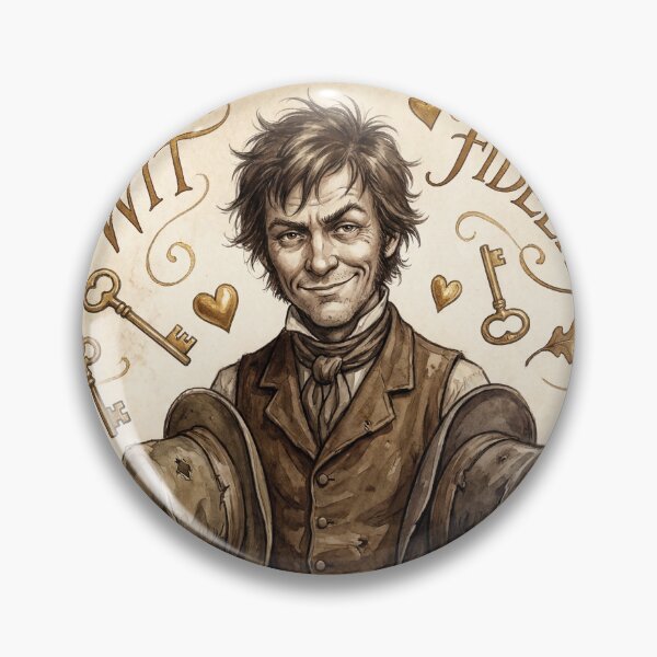 Item preview, Sam Weller from the Pickwick Papers  Characters from Dickens series illustration watercolor art designed and sold by Vintage Designs +.