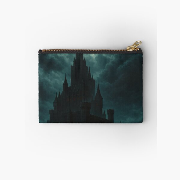 Item preview, Dark Gothic Castle in Storm – Mystical Medieval Fantasy Wall Art designed and sold by Visualynx.