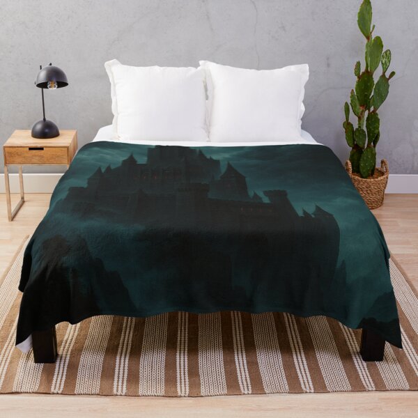Item preview, Dark Gothic Castle in Storm – Mystical Medieval Fantasy Wall Art designed and sold by Visualynx.
