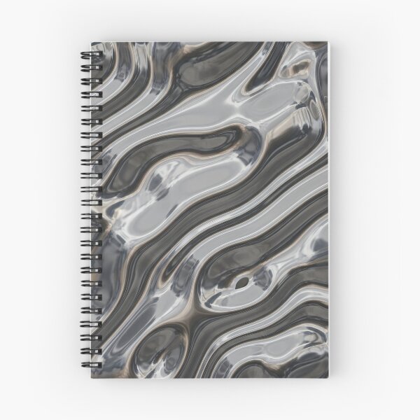 Item preview, Liquid Chrome Stripes designed and sold by Kaleidoscope Print.