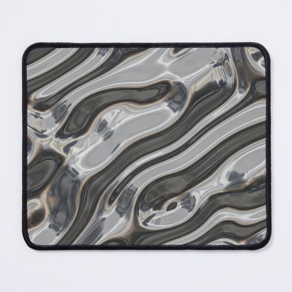 Item preview, Liquid Chrome Stripes designed and sold by Kaleidoscope Print.