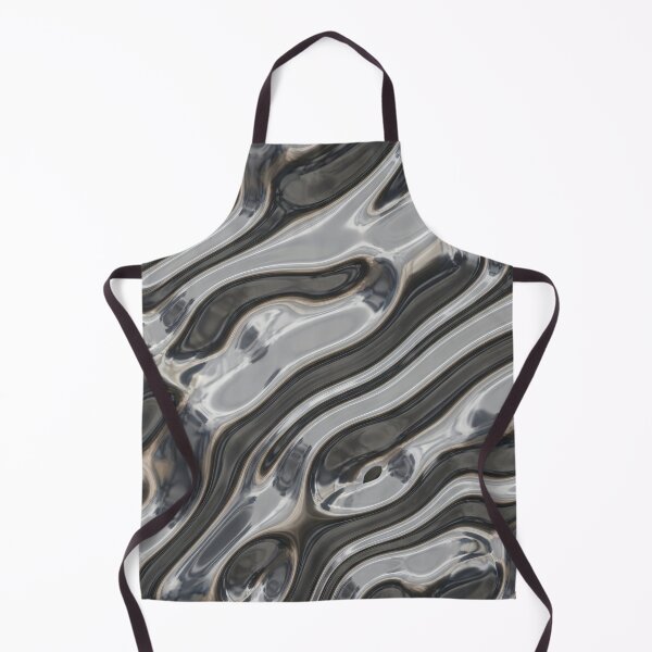 Item preview, Liquid Chrome Stripes designed and sold by Kaleidoscope Print.