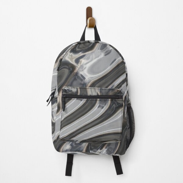 Item preview, Liquid Chrome Stripes designed and sold by Kaleidoscope Print.