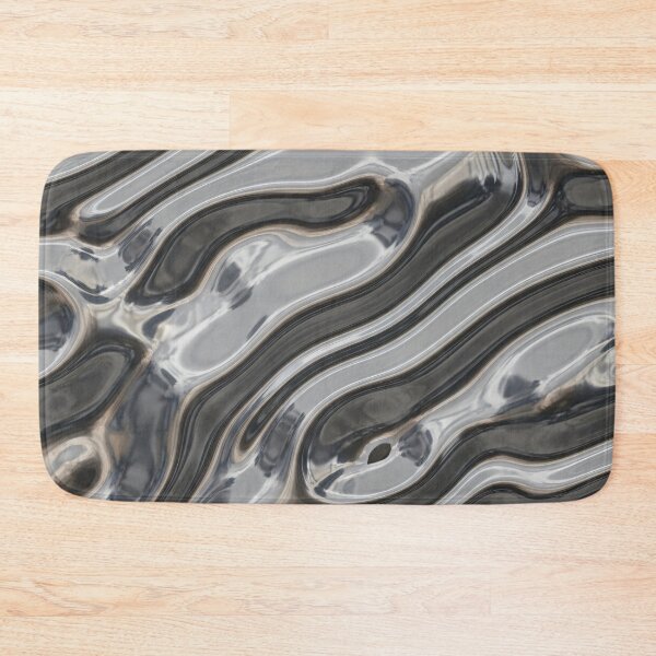 Item preview, Liquid Chrome Stripes designed and sold by Kaleidoscope Print.